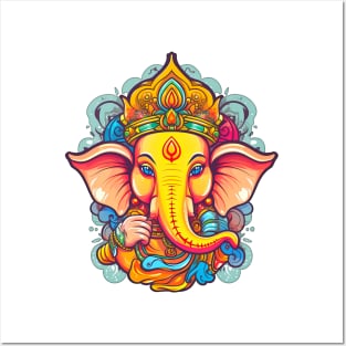 Ganesh Vector 4 Posters and Art